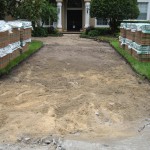 excavated driveway